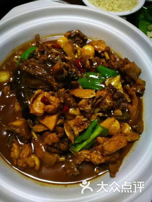 (非常好)                          汤很好喝,甲鱼烧鸡味道好!