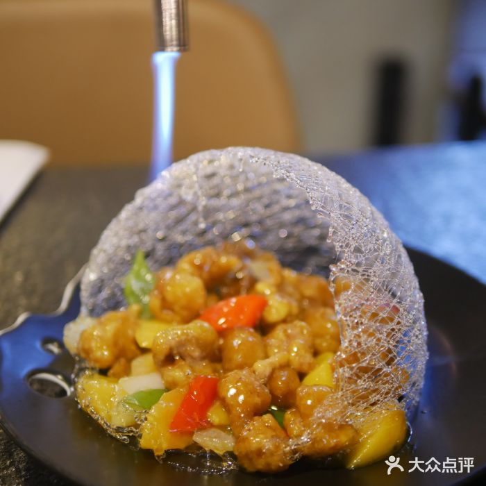 食呓创意融合菜(伊电园店)鸟巢油条虾图片 - 第377张