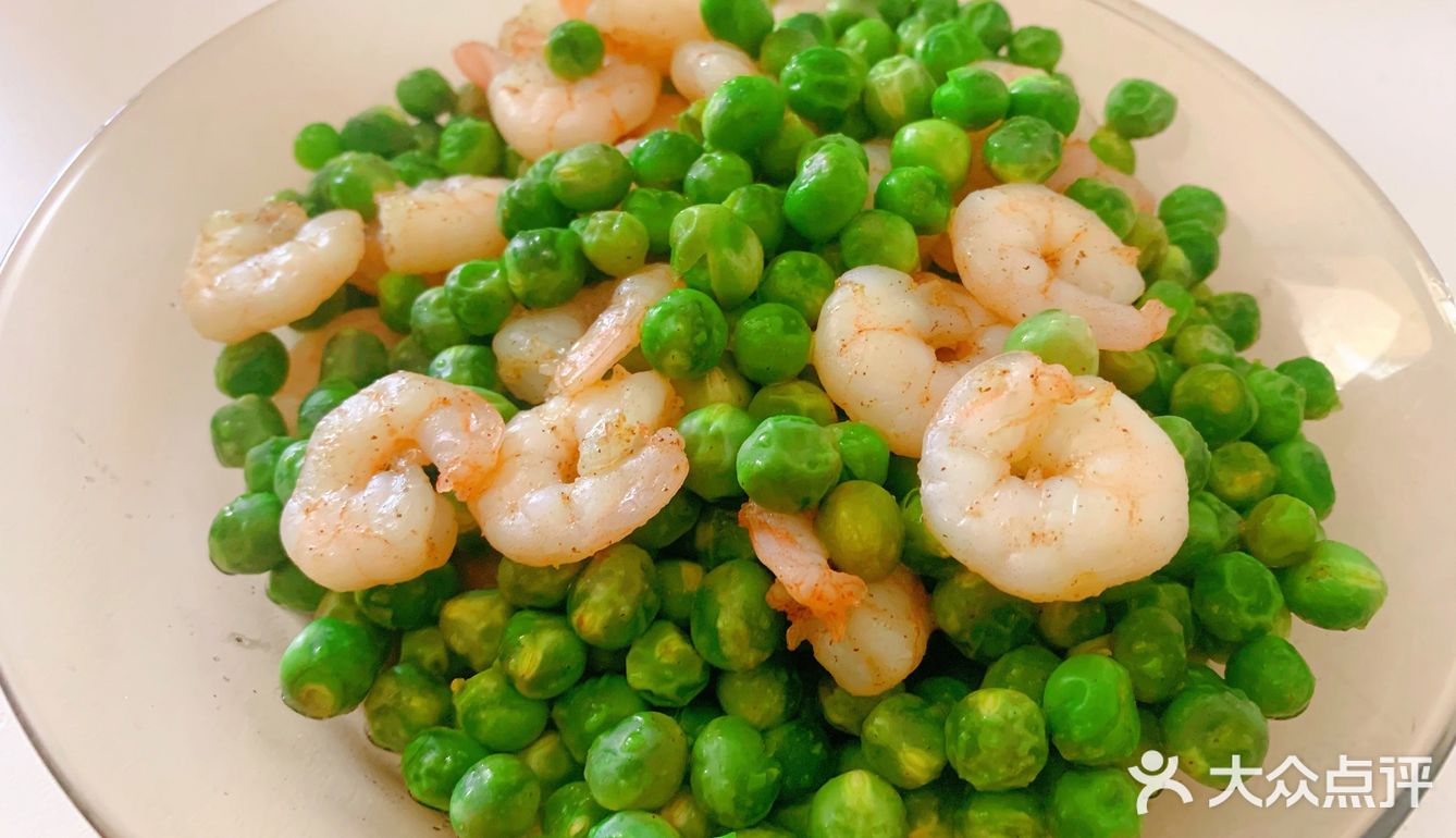 青豆炒虾仁