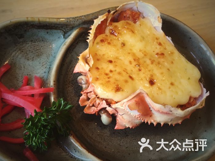 松竹和日本料理店特制芝士蟹煲图片 第6张