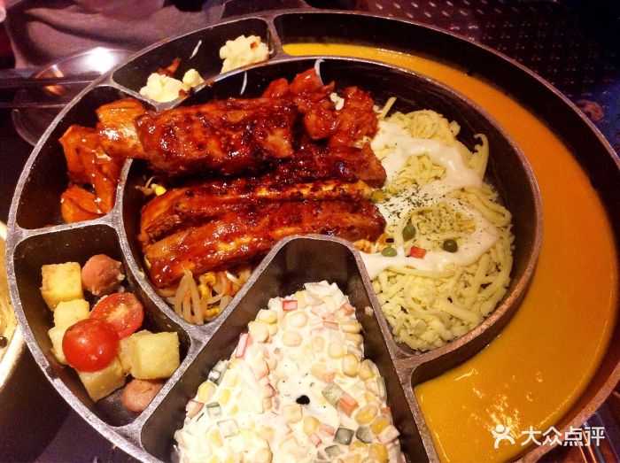 火炉火烤肉·芝士排骨(四季坊店)肋排芝士锅图片