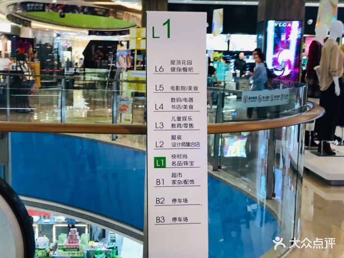 龙湖金楠天街--楼层分布图图片-成都购物-大众点评网