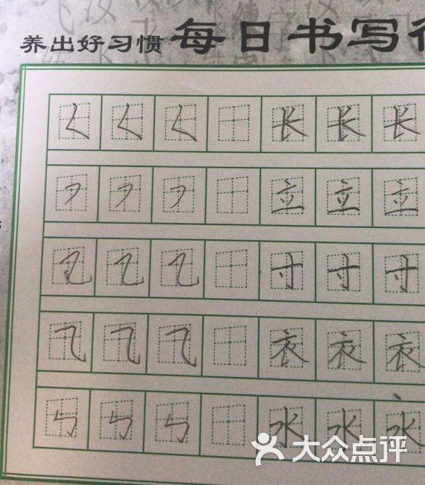 赵汝飞练字硬笔书法(黄浦校区)图片 - 第3张