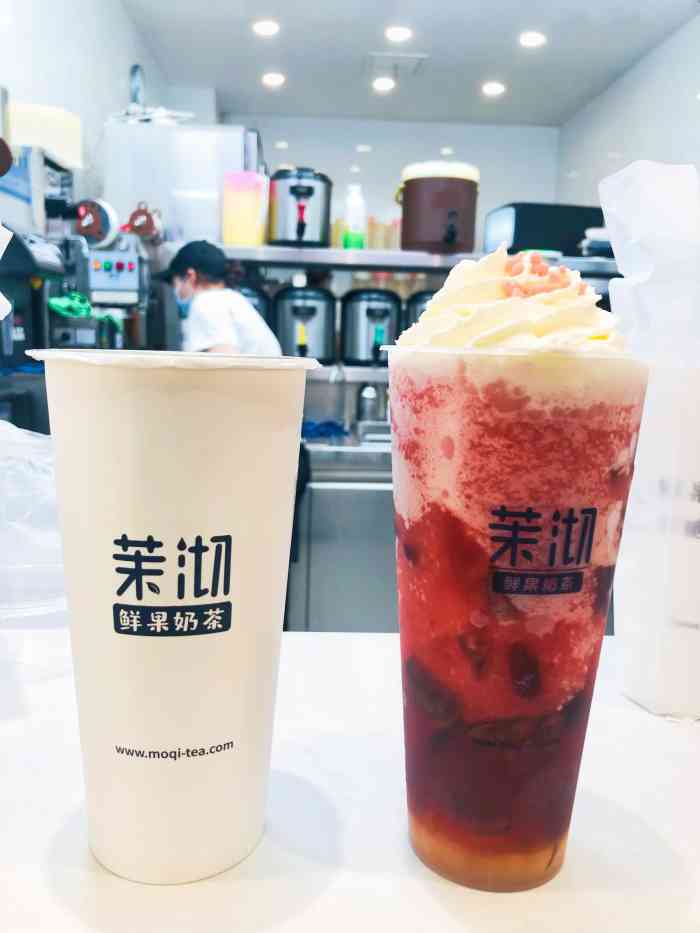 茉沏(环球港店)-"「芋圆桂花乌龙奶茶」 听这名字 喝.