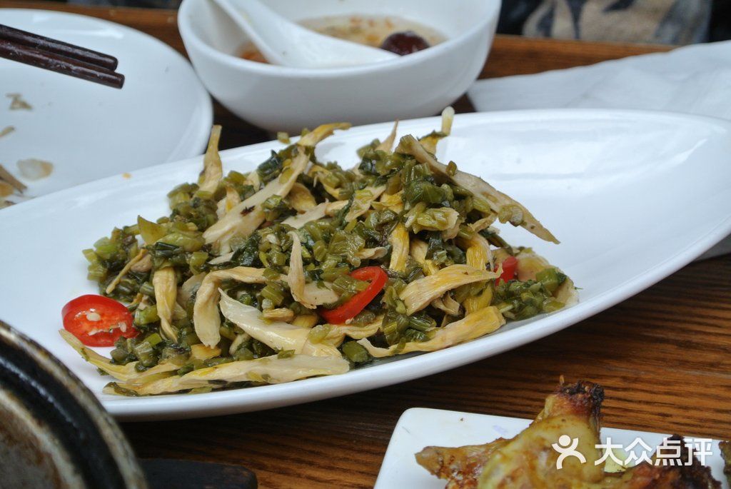 绿茶咸菜烤笋图片-北京杭帮菜-大众点评网
