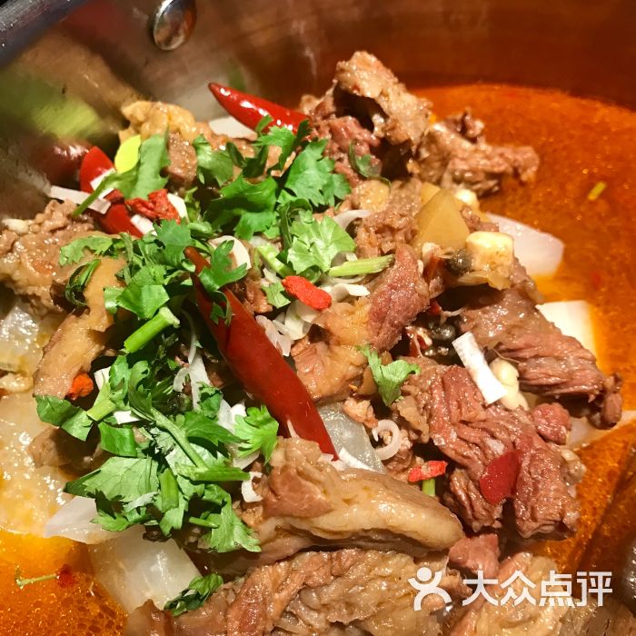 左庭右院鲜牛肉火锅(新梅联合广场店)特色鸳鸯牛腩锅图片 - 第1255张