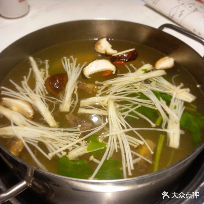 海银海记潮汕牛肉火锅(扬名广场店)健康杂菌牛骨锅底图片 第108张