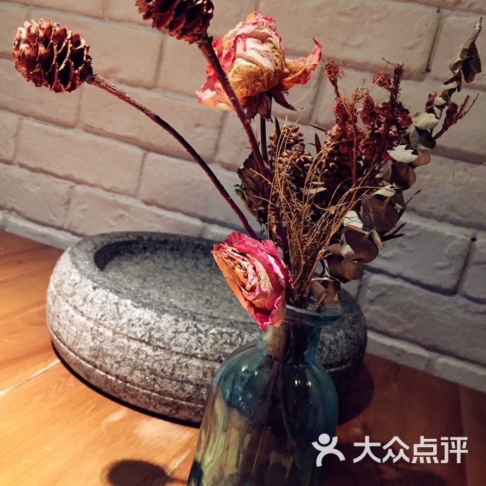 花元素鲜花主题餐厅