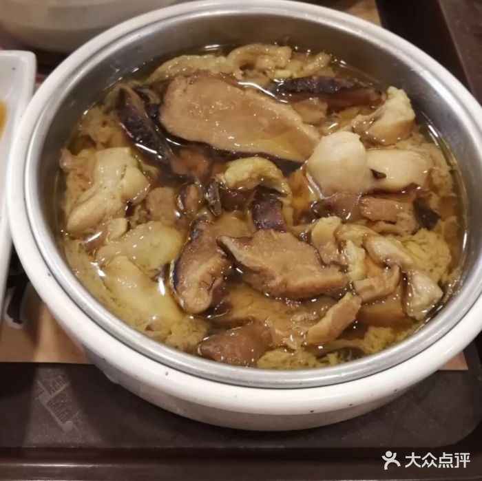 冬菇鸡肉套餐