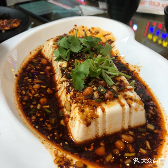 凉拌内酯豆腐