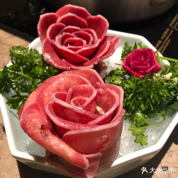 捞王锅物料理(apm店)玫瑰雪花牛舌图片 - 第555张