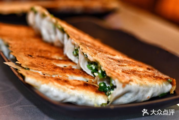 大眼锅贴饺子(河西店)韭菜鸡蛋锅贴图片 第10张