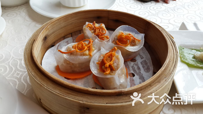 虫草花蟹子饺