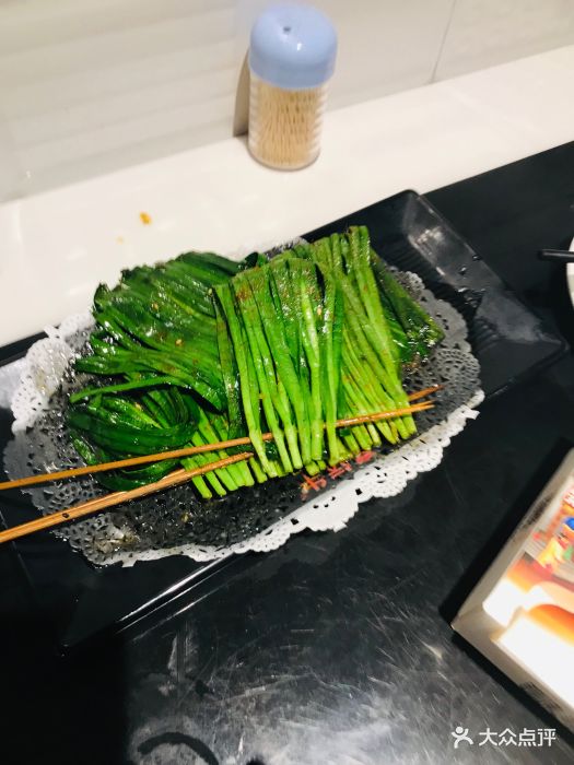 幸运牛(汕头)小黄牛火锅(海岸城店)烤韭菜图片 第216张