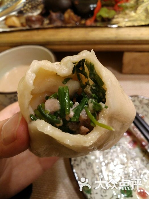 沙葱包子