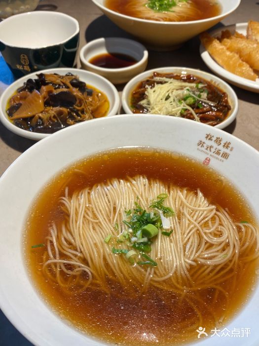 松鹤楼面馆(豫园店-红汤面-菜-红汤面图片-上海美食-大众点评网