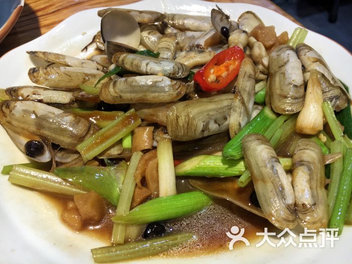 老厦门闽南本地菜·正宗姜母鸭专门店豆豉炒海蛏图片 第4张