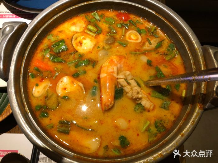 金牌泰香米泰式咖喱蟹(大悦城店)冬阴功汤图片 第1330张