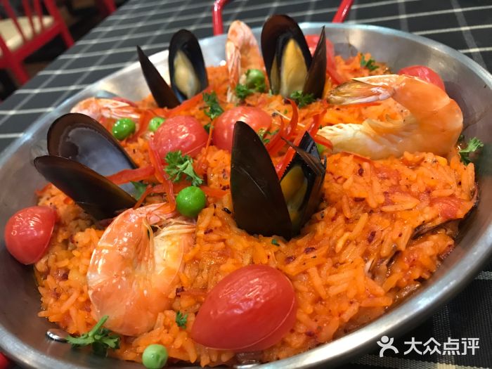 硬货海鲜饭(熙悦汇店-意大利香浓红烩海鲜饭图片-天津美食-大众点评