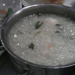 鲜虾菠菜粥(图)-三宝粥铺(南京东路店)-上海