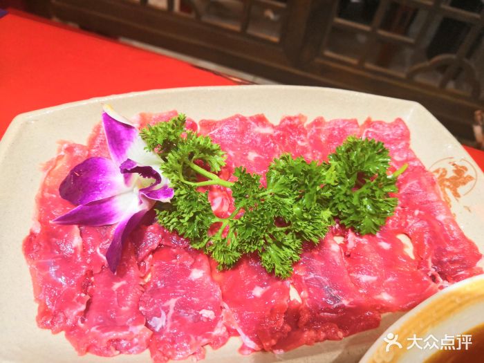 蜀大侠火锅(大东海店)手切黄牛肉图片
