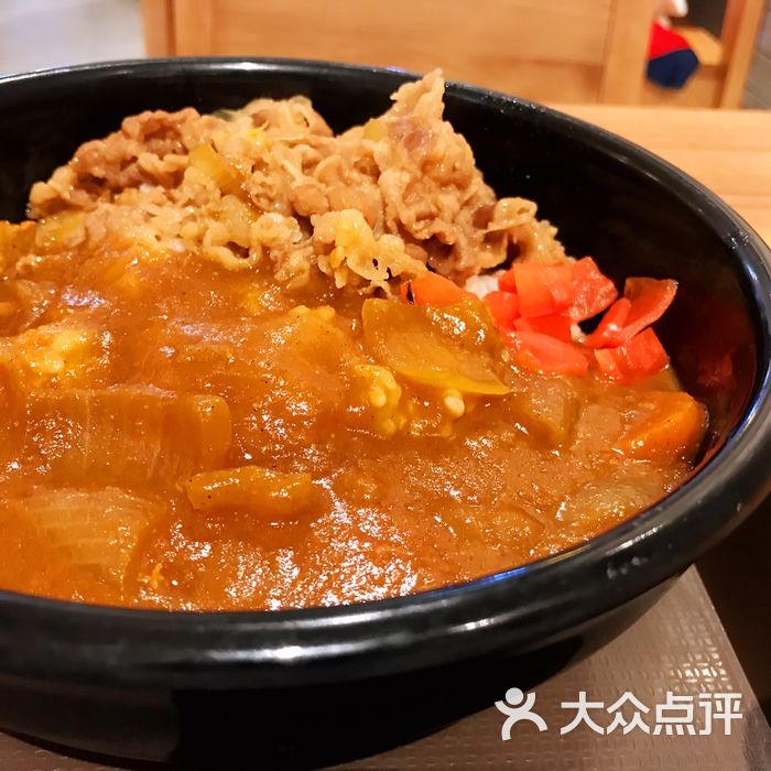 sukiya牛丼咖喱