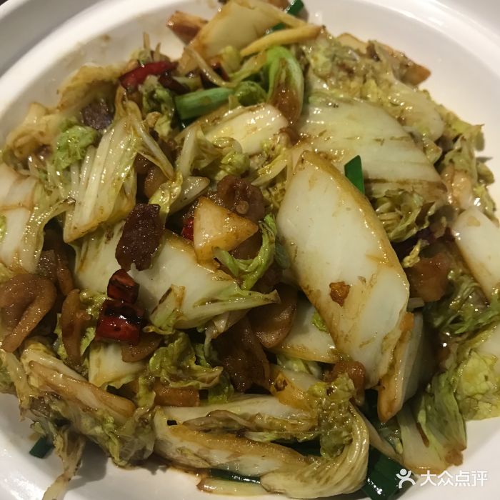 一块七时尚餐厅(久光百货店)油渣炒高山娃娃菜图片 - 第1238张