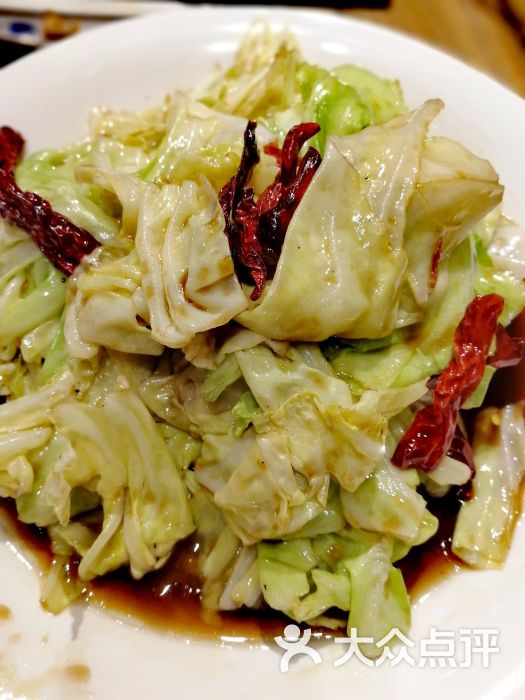 炝炒莲花白