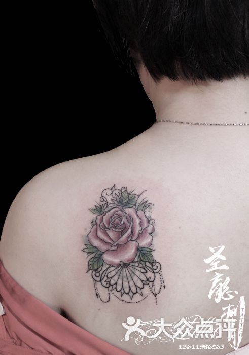 圣龙刺青纹身tattoo工作室(陆家嘴八佰伴店)玫瑰花图片 - 第2张