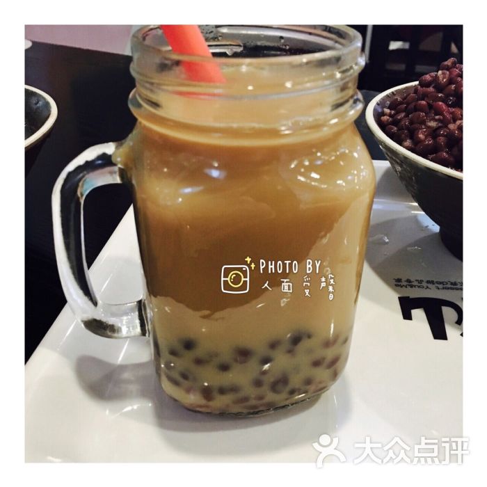 红豆奶茶