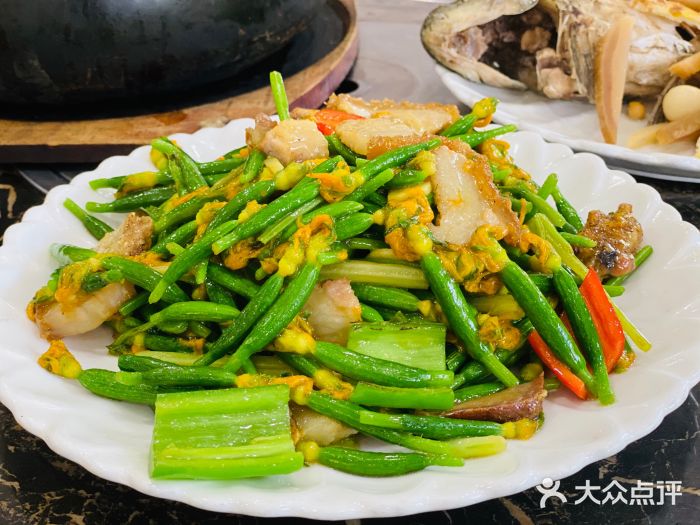 大家乐农家菜烧肉炒青瓜苗图片