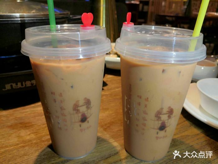 聚彩中环花园粤菜餐厅(永旺梦乐城店)金杯丝袜奶茶两杯图片 - 第985张