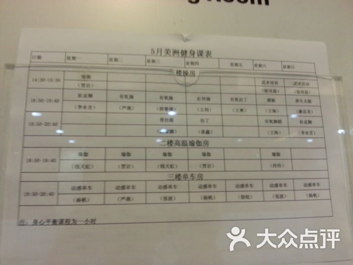 美洲健身会所:办卡一个月了、感觉锻炼的蛮好