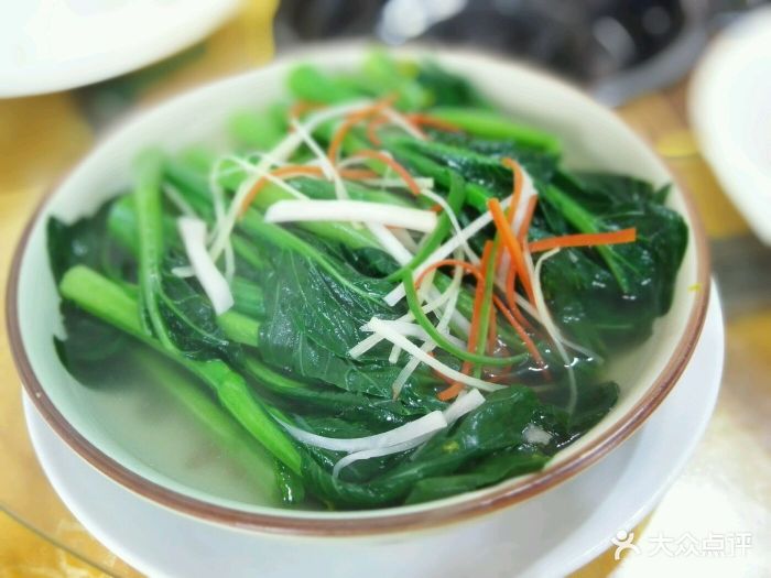 德云居饭馆上汤菜心图片 第2张