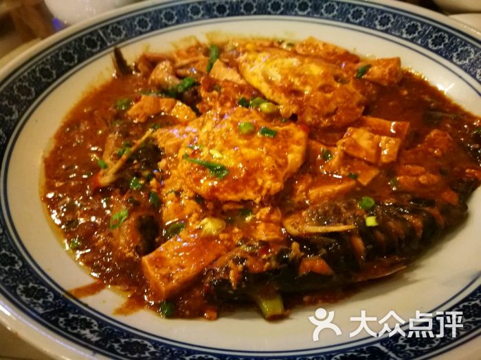 二人转东北菜昂刺鱼炖自制豆腐图片 - 第1张