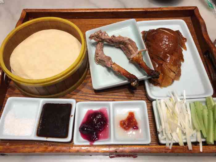 地安门烤鸭店(地安门店"和朋友去北海公园转了一上午,肚子饿的不行.