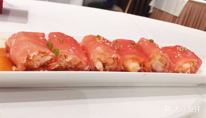 红米脆皮虾肠