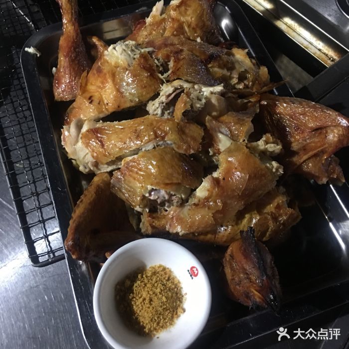 宜州胖雄牛肉烤蹄吧(科西店)荔枝碳烤鸡图片 - 第1张