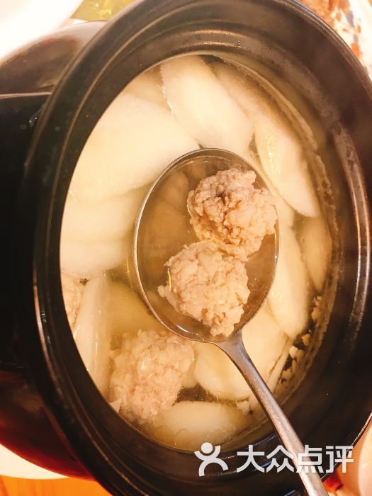 雪梨肉丸汤