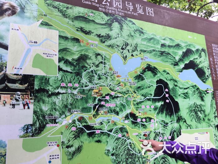 黔灵公园景点导览图图片 - 第2张