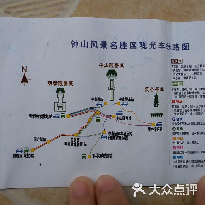 钟山风景区观光车线路图片-北京自然风光-大众点评网