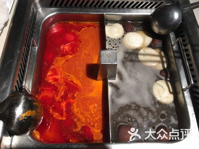 海底捞火锅(新开路店)番茄拼菌汤锅底图片 - 第7张