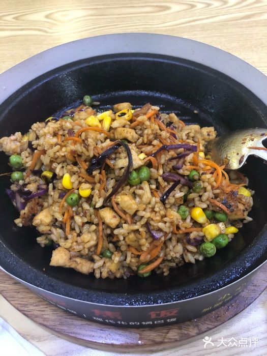 淑女丰饭铁板焦饭骨汤烫饭图片
