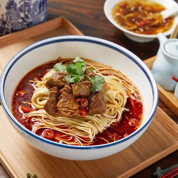 泡椒鸡杂面 