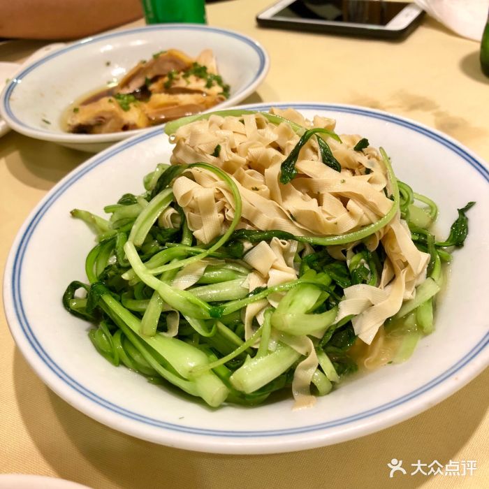 妈妈家-鸡毛菜百叶丝图片-上海美食-大众点评网