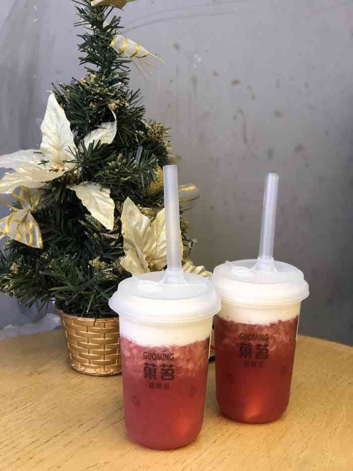 菓茗鲜果茶(天逸华府店"他家的味道很好,中午点的外卖,感觉还是挺.