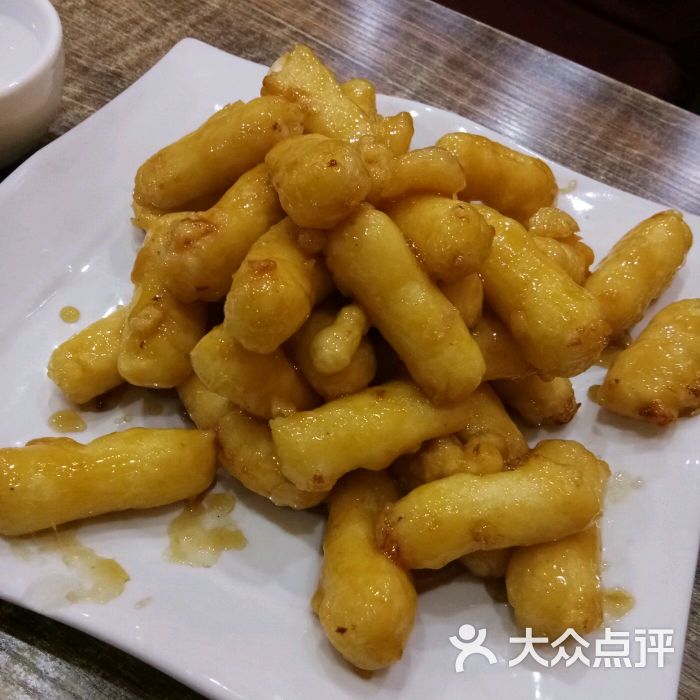 拔丝奶豆腐