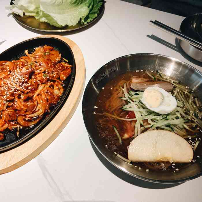 桔梗谣韩国餐厅(正弘城店)-"张嘴,我喂你吃肉呀[馋] .