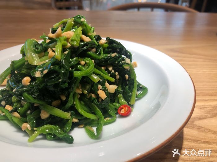 京城特号饺子餐厅(来福士店)花仁拌菠菜图片