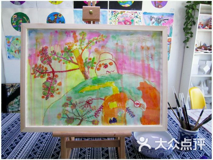 涂鸦班学员作品《水果树》